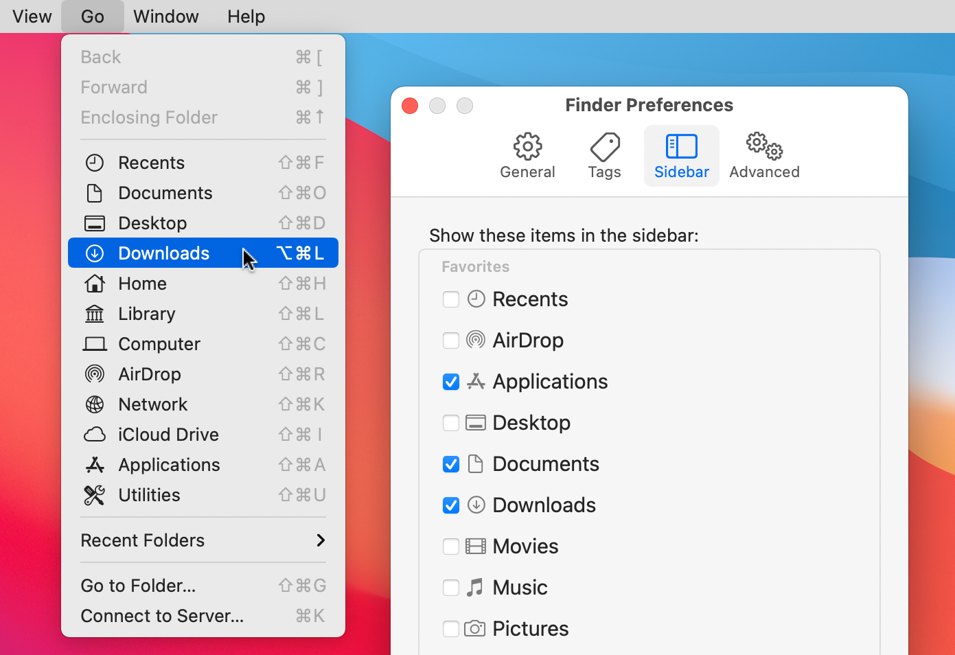 get the location for a file on mac